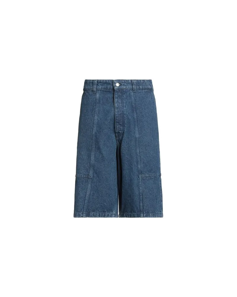 Kitsuné HOSEN & RÖCKE - Jeansshortsauf YOOX.COM Blau