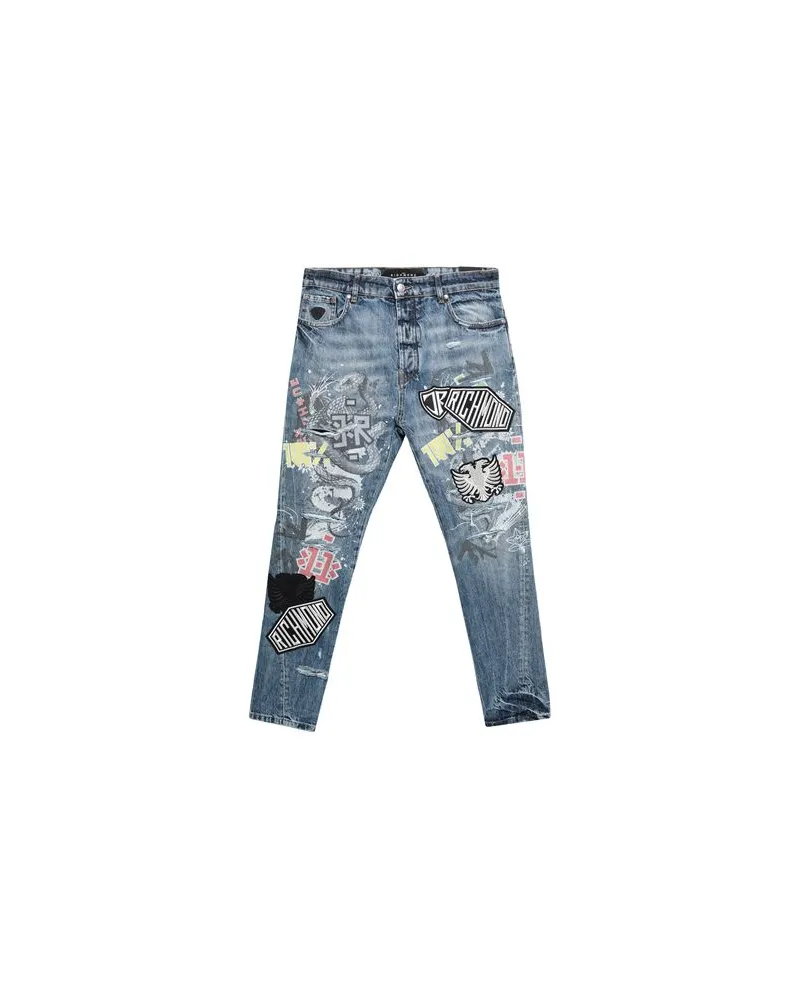John Richmond HOSEN & RÖCKE - Jeanshosenauf YOOX.COM Blau