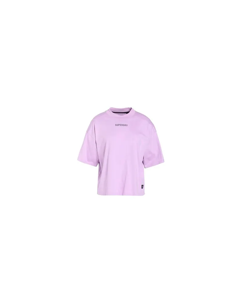 Superdry. TOPS - T-shirtsauf YOOX.COM Lila