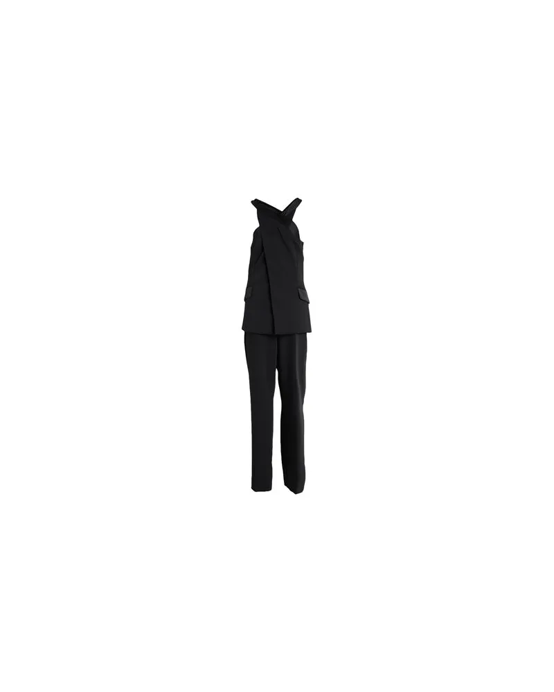 Halston OVERALLS - Jumpsuitsauf YOOX.COM Schwarz