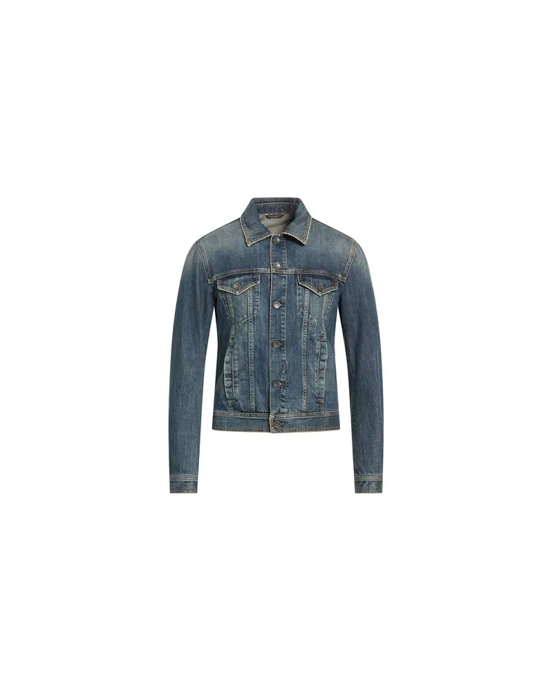 Dolce & Gabbana JACKEN & MÄNTEL - Jeansjacken/Mäntelauf YOOX.COM Blau