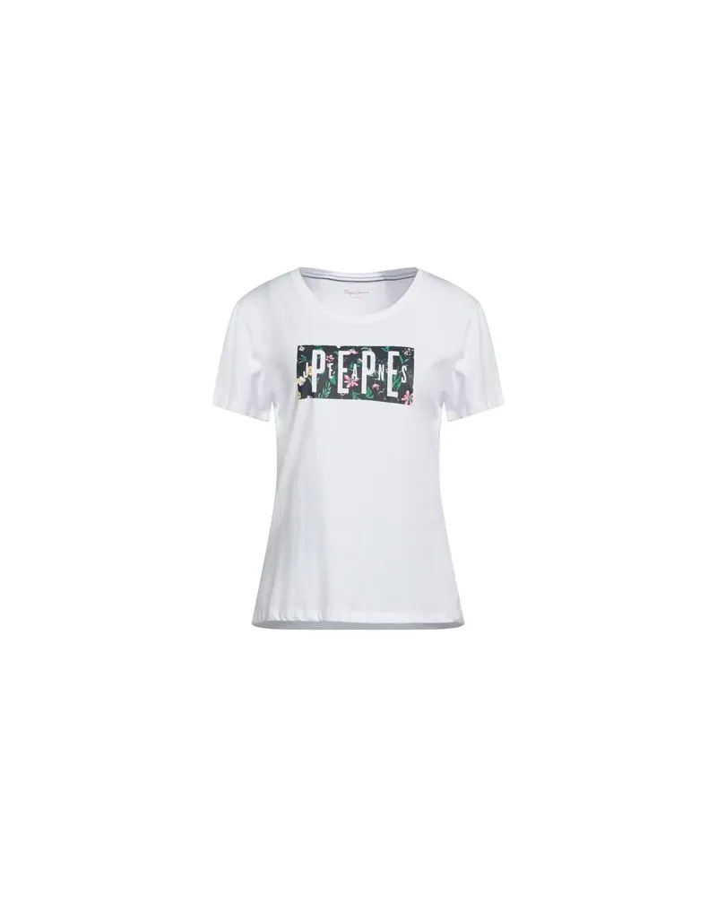 Pepe Jeans TOPS - T-shirtsauf YOOX.COM Weiß