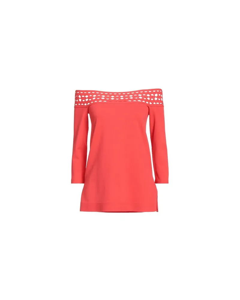 D.EXTERIOR STRICKWAREN - Pulloverauf YOOX.COM Rot