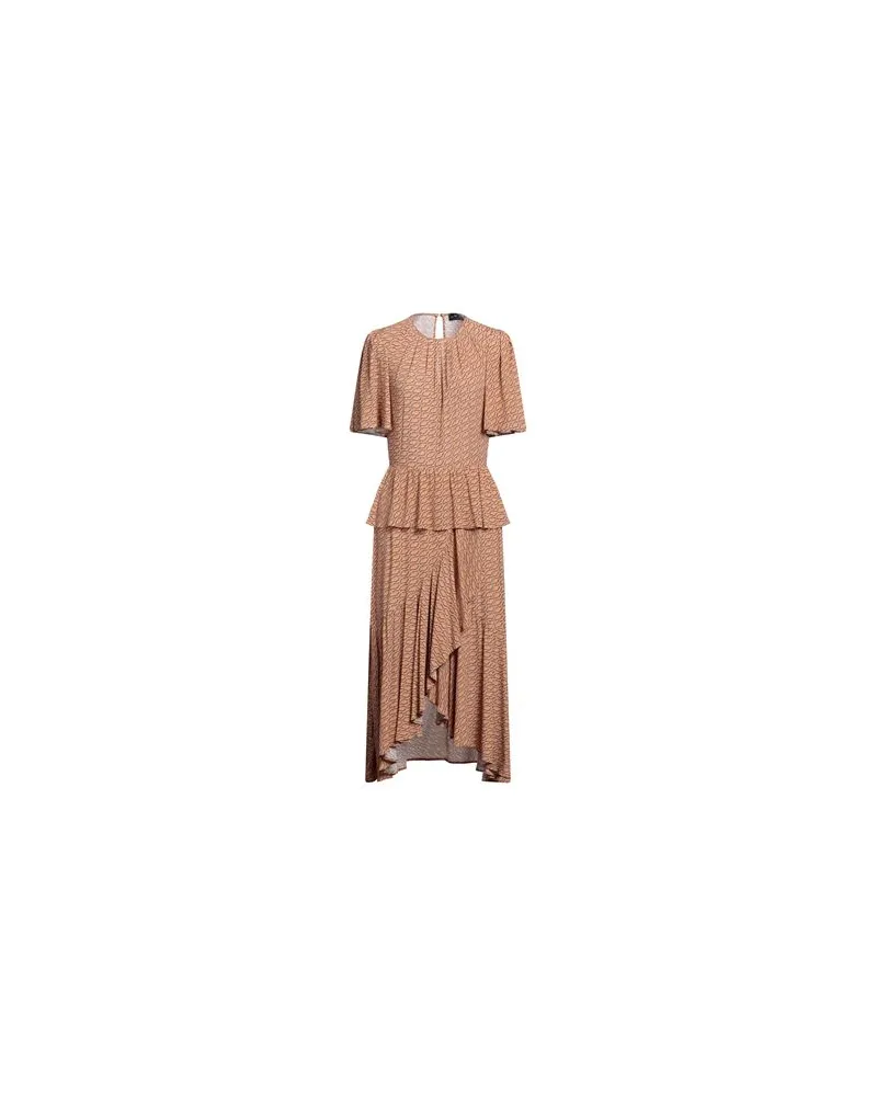 Elisabetta Franchi KLEIDER - Midi-Kleiderauf YOOX.COM Sand