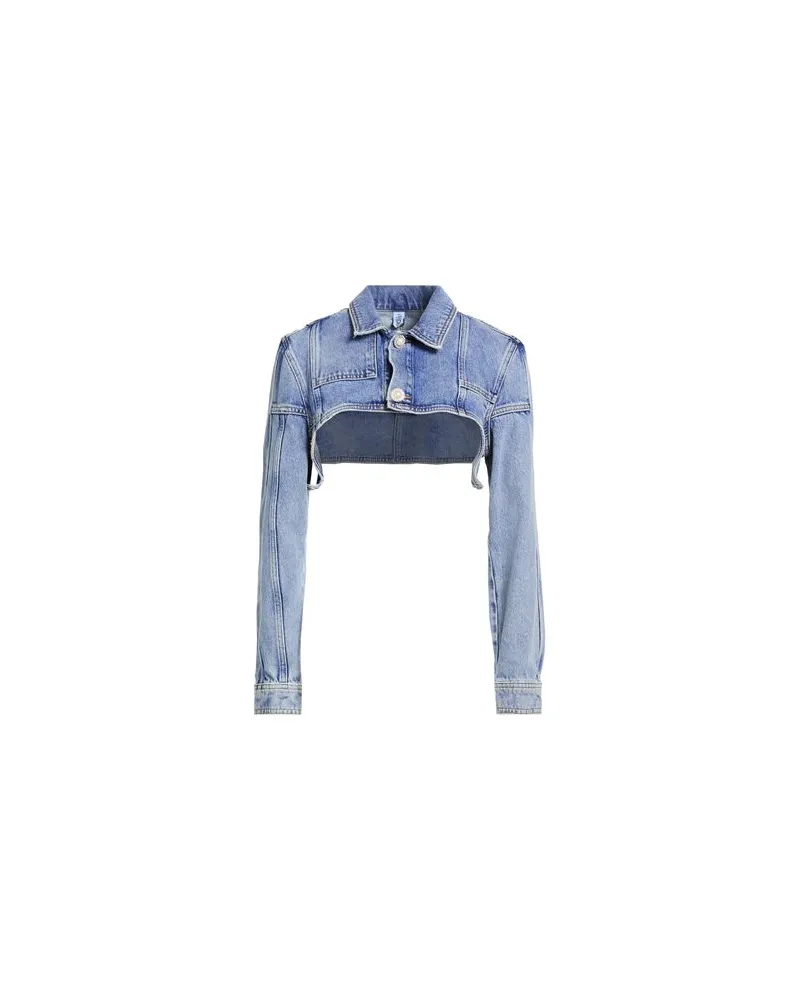Liu Jo JACKEN & MÄNTEL - Jeansjacken/Mäntelauf YOOX.COM Blau