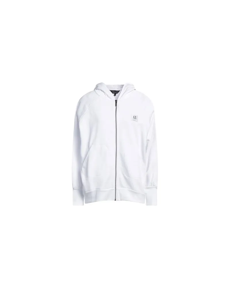 Armani Exchange TOPS - Sweatshirtsauf YOOX.COM Weiß