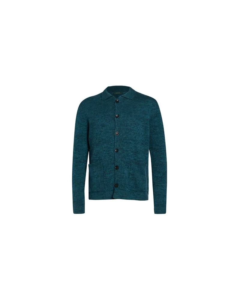 Zanone STRICKWAREN - Strickjackenauf YOOX.COM Aquamarin