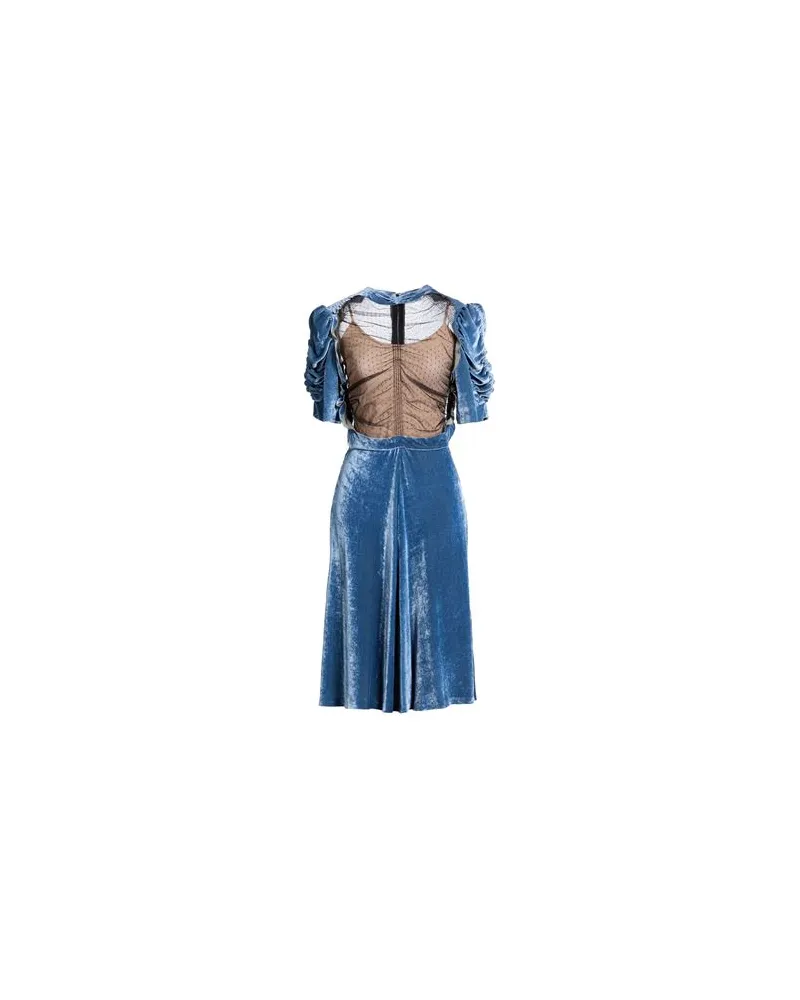 Maison Margiela KLEIDER - Midi-Kleiderauf YOOX.COM Taubenblau