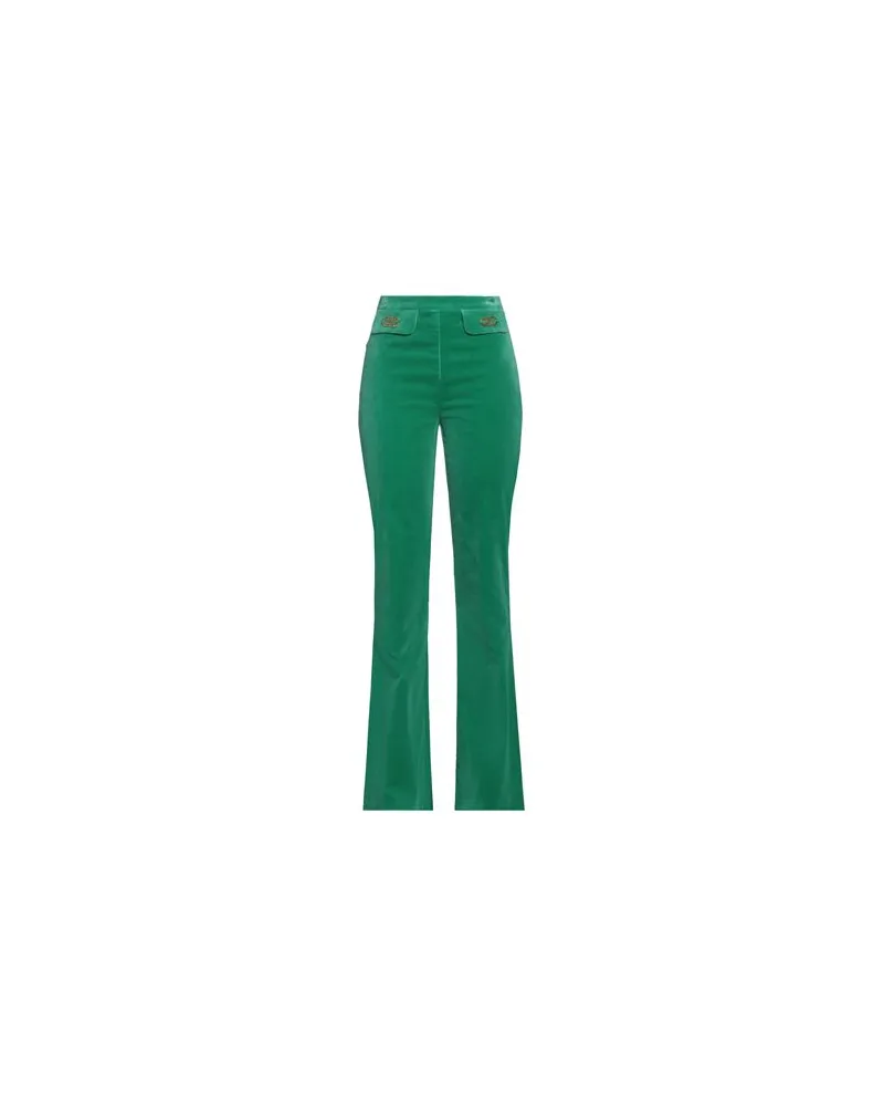 Elisabetta Franchi HOSEN & RÖCKE - Hosenauf YOOX.COM Smaragdgrün