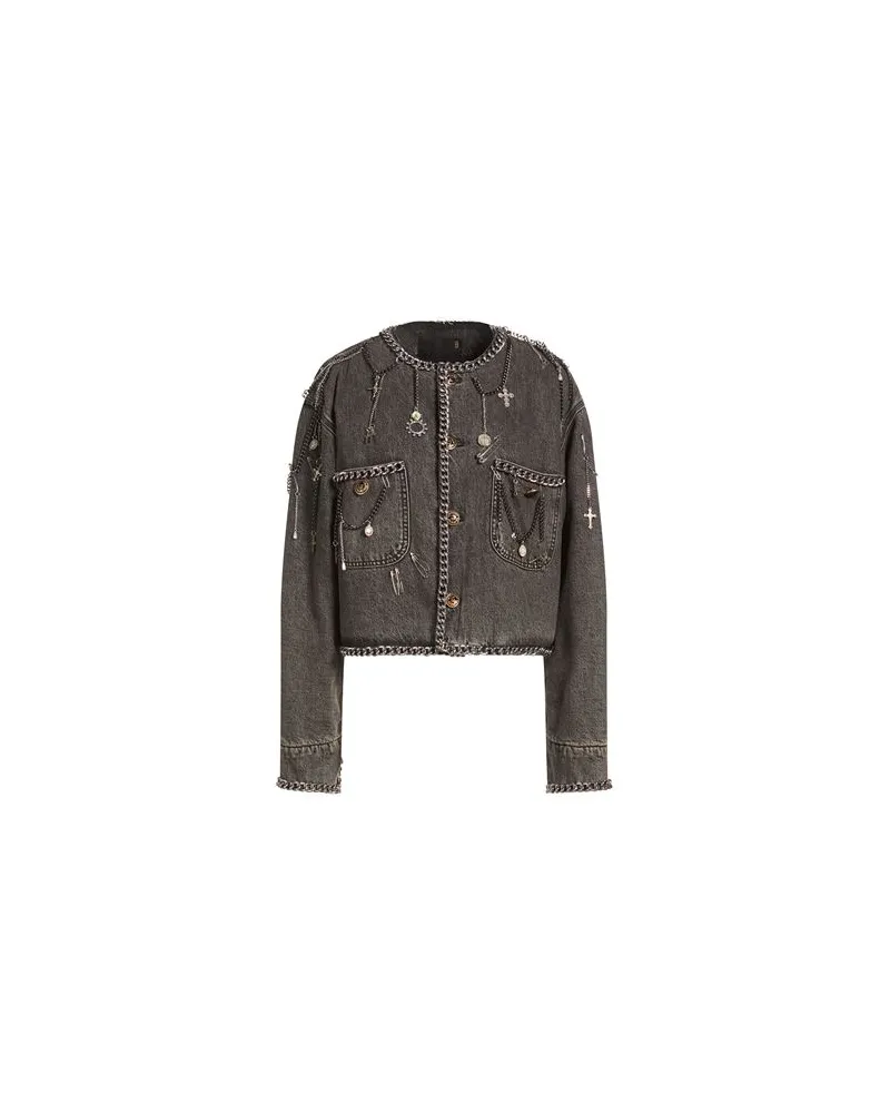 R13 JACKEN & MÄNTEL - Jeansjacken/Mäntelauf YOOX.COM Schwarz