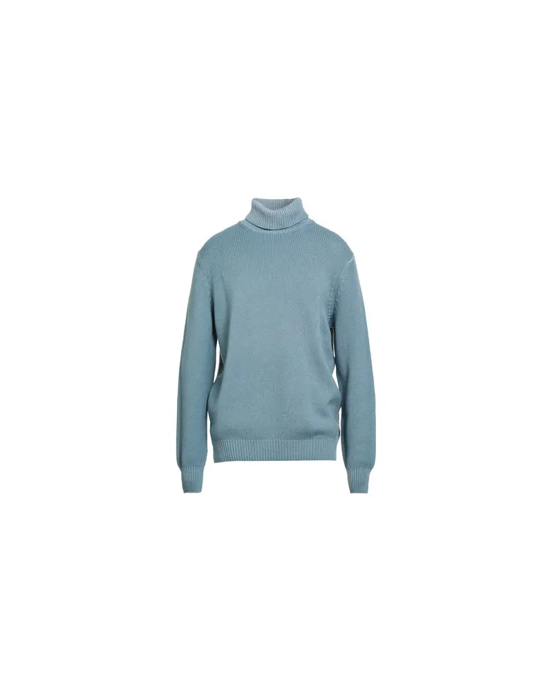 Filippo de Laurentiis STRICKWAREN - Rollkragenpulloverauf YOOX.COM Himmelblau