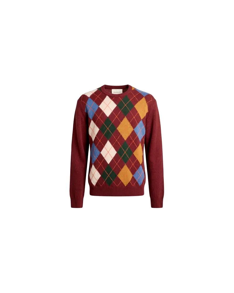 Gant STRICKWAREN - Pulloverauf YOOX.COM Ziegelrot