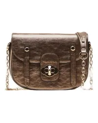 Manila Grace Schultertasche Bronze