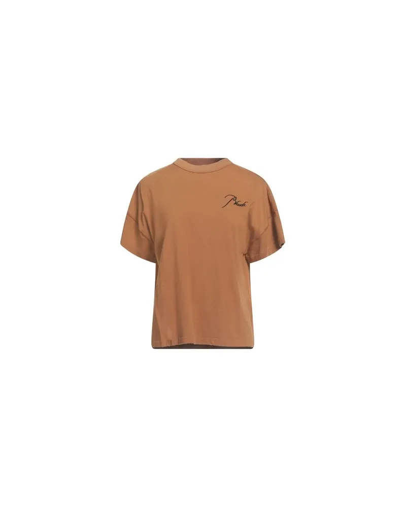 RHUDE TOPS - T-shirtsauf YOOX.COM Kamel