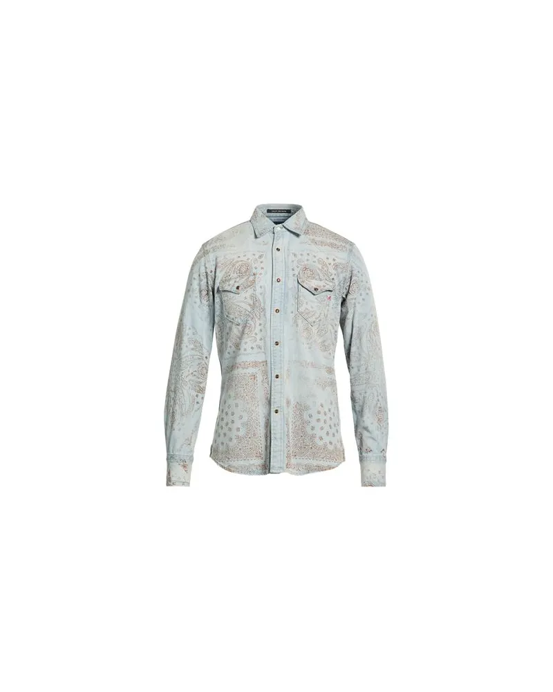Replay TOPS - Jeanshemdenauf YOOX.COM Blau