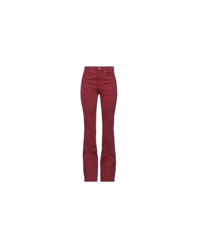 HAVEONE HOSEN & RÖCKE - Jeanshosenauf YOOX.COM Bordeaux
