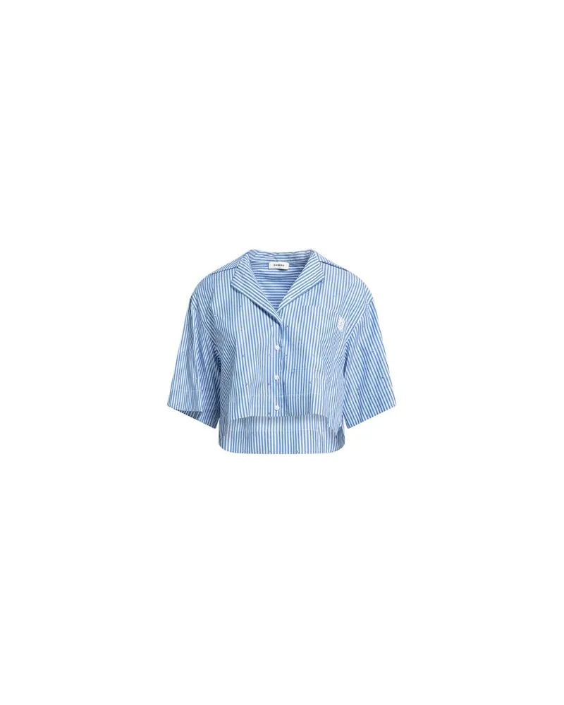 Sandro TOPS - Hemdenauf YOOX.COM Blau