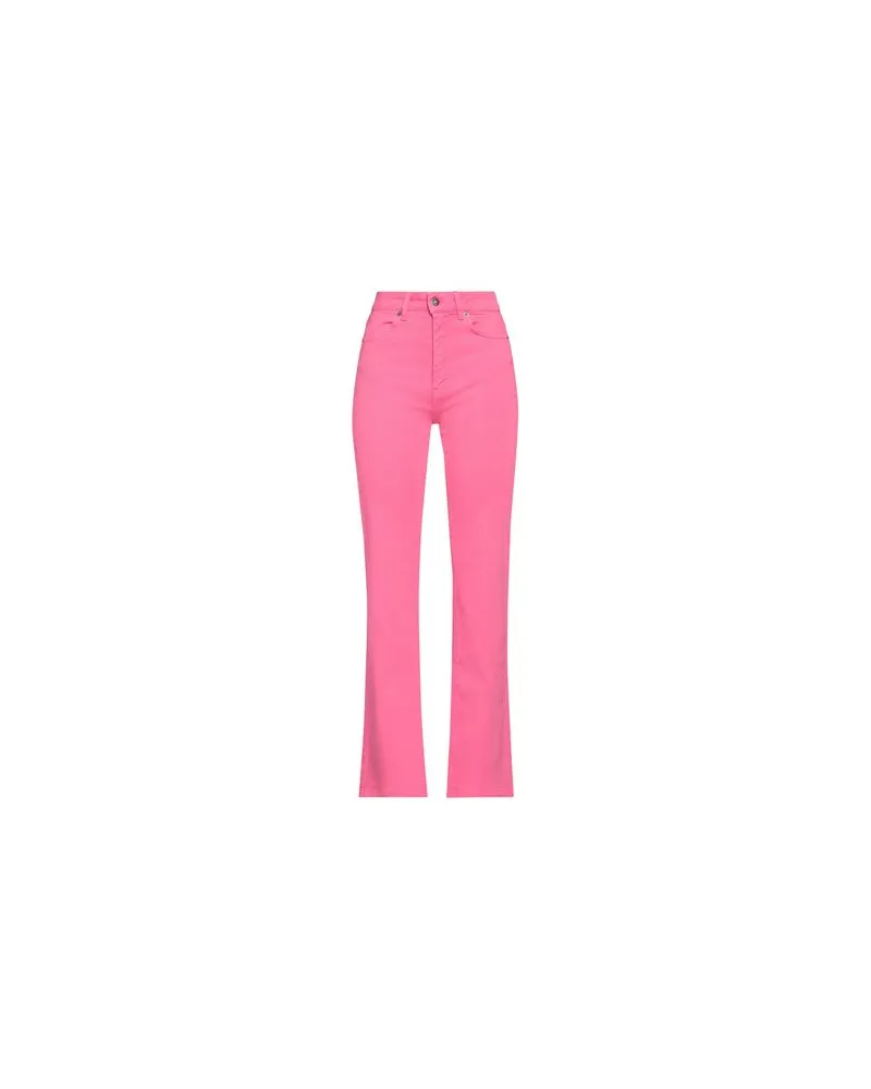 SOLOTRE HOSEN & RÖCKE - Jeanshosenauf YOOX.COM Fuchsia