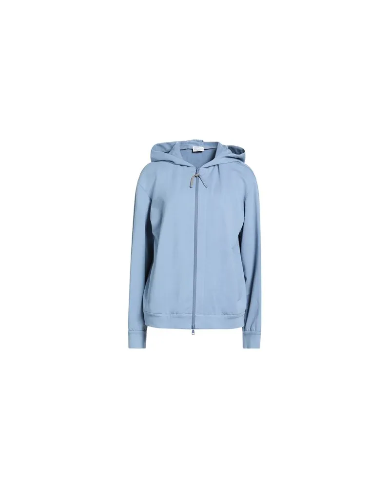 Brunello Cucinelli TOPS - Sweatshirtsauf YOOX.COM Hellblau