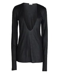 Saint Laurent T-shirts Schwarz