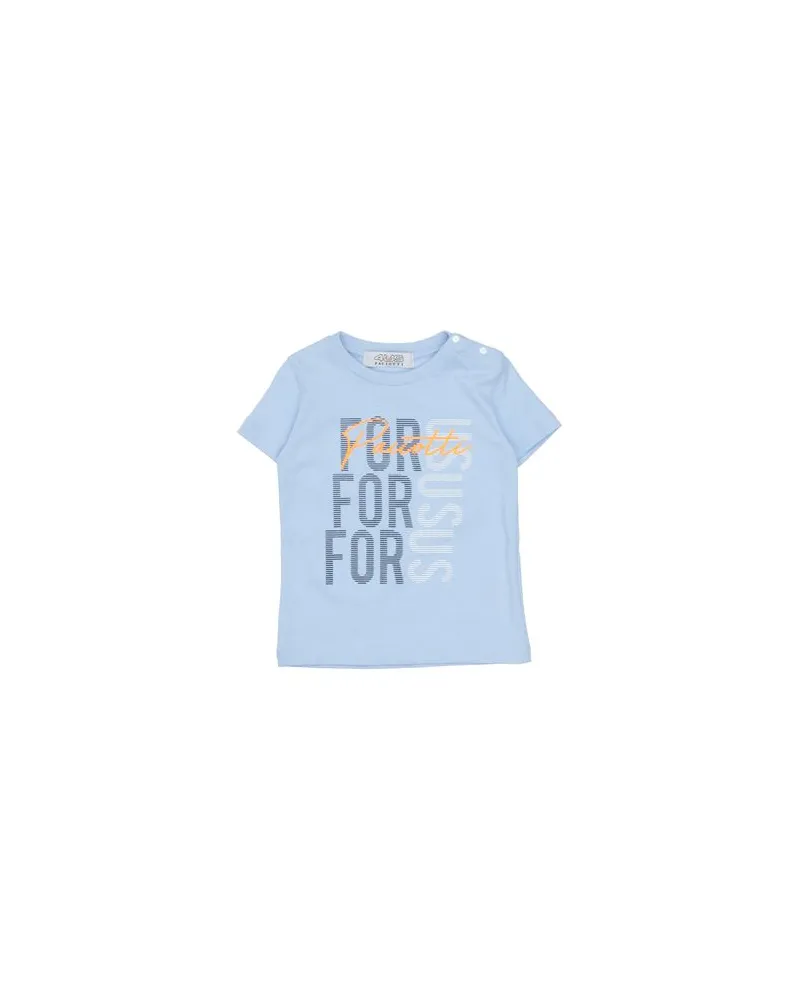 Cesare Paciotti TOPS - T-shirtsauf YOOX.COM Himmelblau