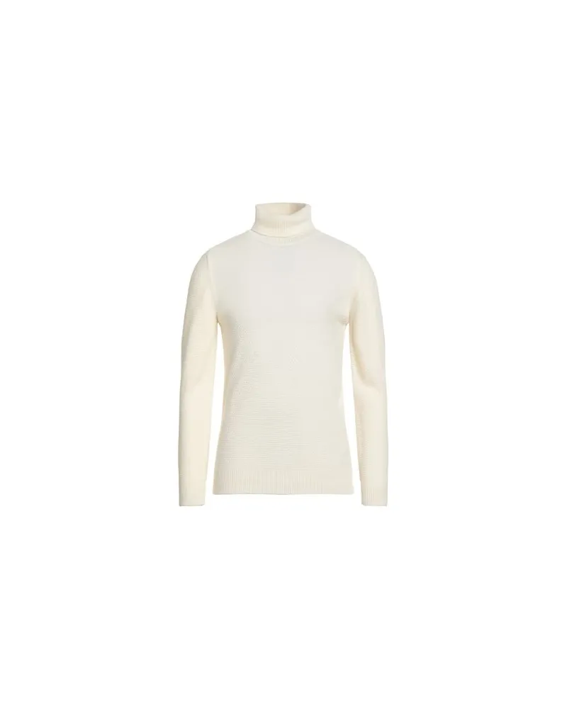 Daniele Alessandrini STRICKWAREN - Rollkragenpulloverauf YOOX.COM Cremeweiß