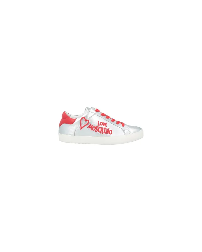 Moschino SCHUHE - Sneakersauf YOOX.COM Silber