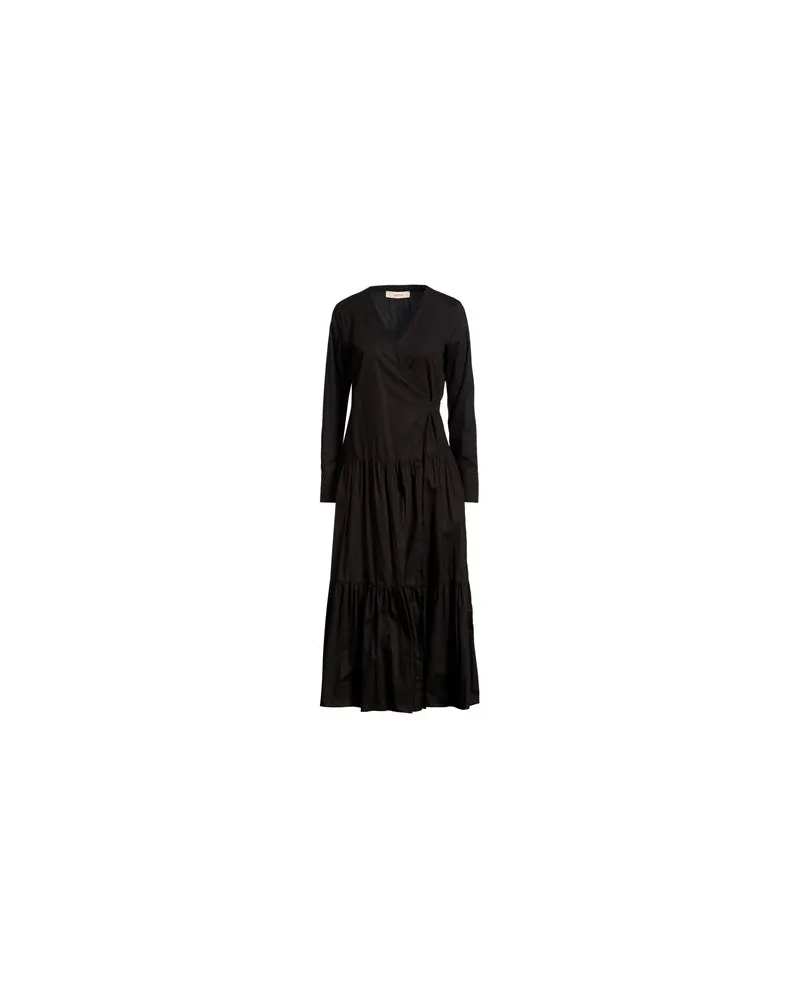 Jucca KLEIDER - Midi-Kleiderauf YOOX.COM Schwarz