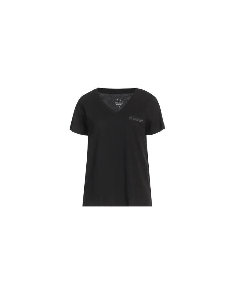 Armani Exchange TOPS - T-shirtsauf YOOX.COM Schwarz