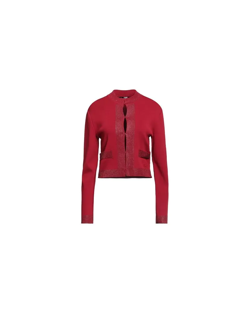 Karl Lagerfeld STRICKWAREN - Strickjackenauf YOOX.COM Rot