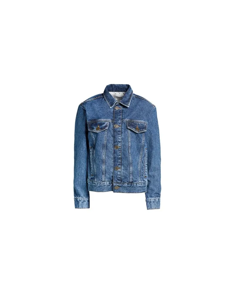 Sandro JACKEN & MÄNTEL - Jeansjacken/Mäntelauf YOOX.COM Blau