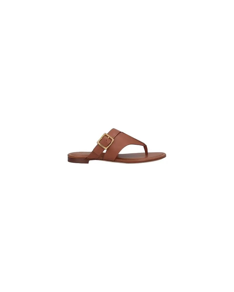 TOD'S SCHUHE - Zehentrennerauf YOOX.COM Braun