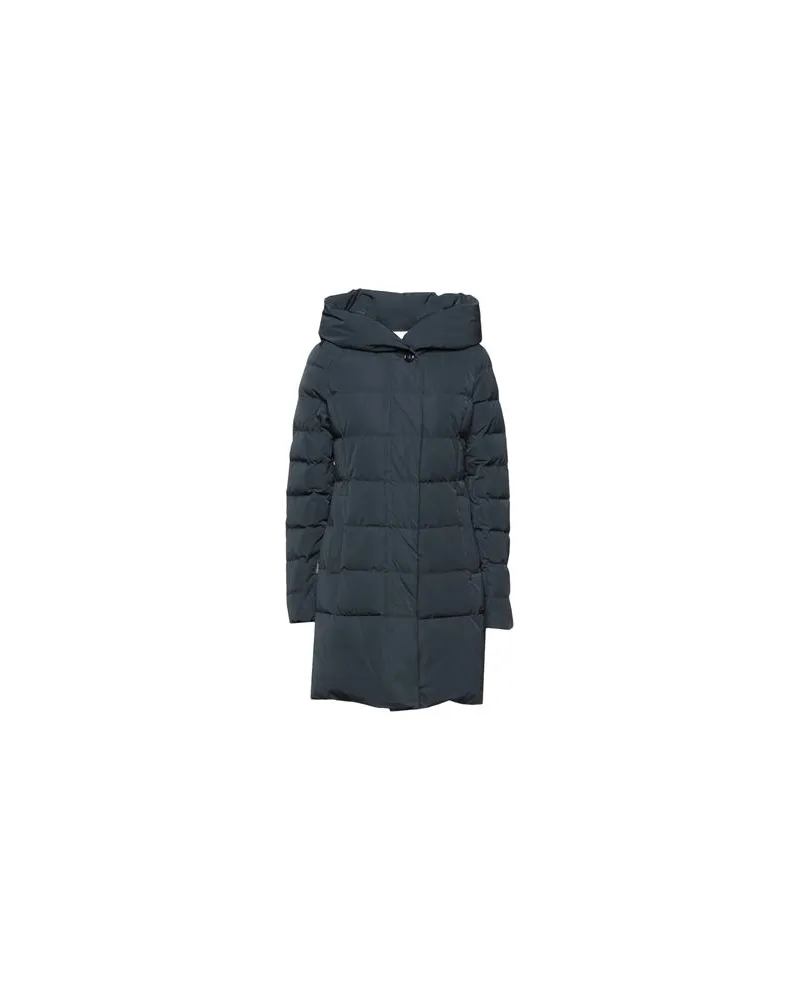 Woolrich PUFFY PRESCOTT PARKA  - JACKEN & MÄNTEL - Pufferjacken & Daunenjackenauf YOOX.COM Nachtblau