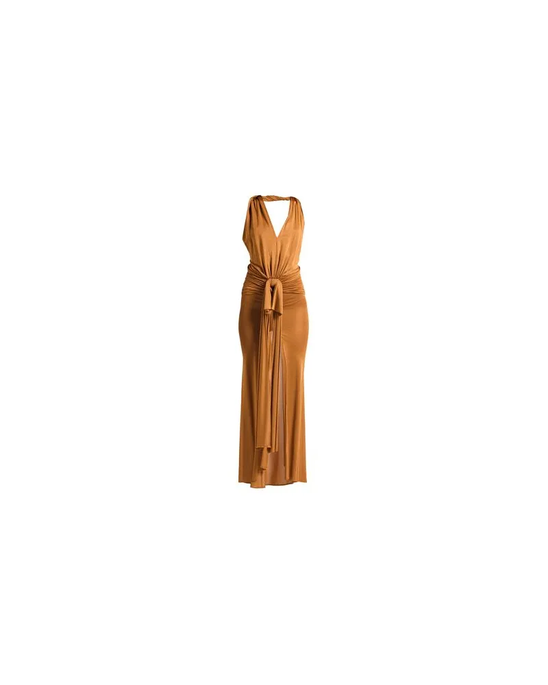 Blumarine KLEIDER - Maxi-Kleiderauf YOOX.COM Braun