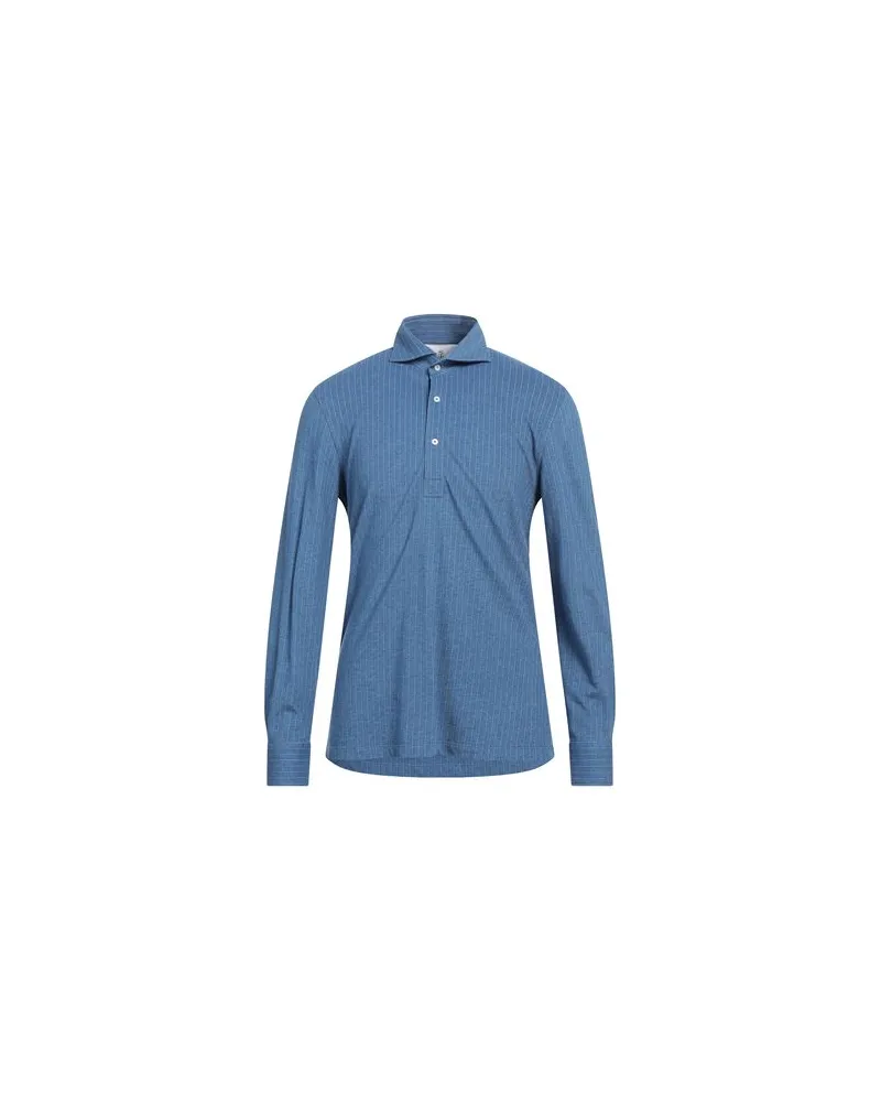 Brunello Cucinelli TOPS - Poloshirtsauf YOOX.COM Blau