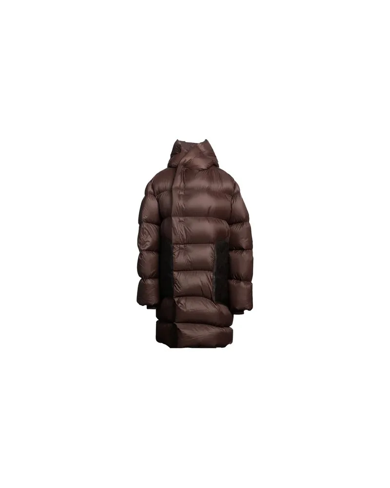 Rick Owens JACKEN & MÄNTEL - Pufferjacken & Daunenjackenauf YOOX.COM Schokobraun