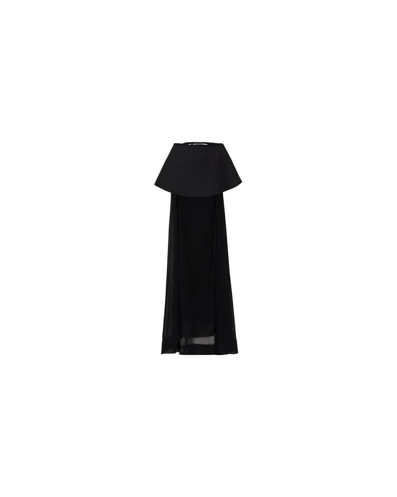 Jacquemus KLEIDER - Maxi-Kleiderauf YOOX.COM Schwarz