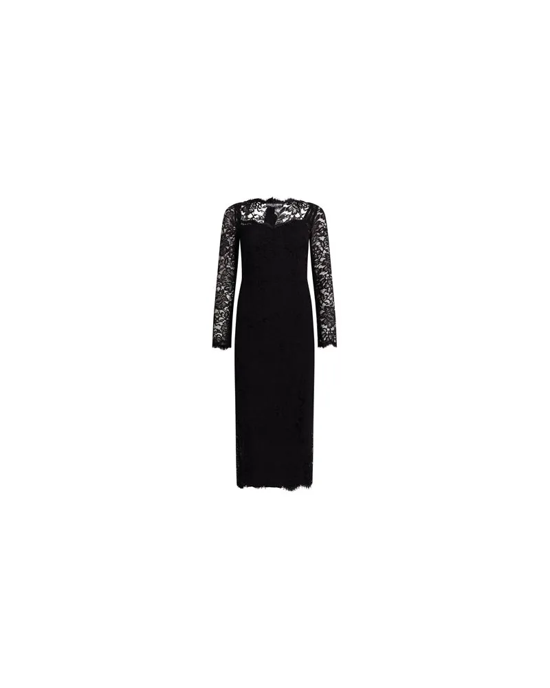 Dolce & Gabbana KLEIDER - Midi-Kleiderauf YOOX.COM Schwarz