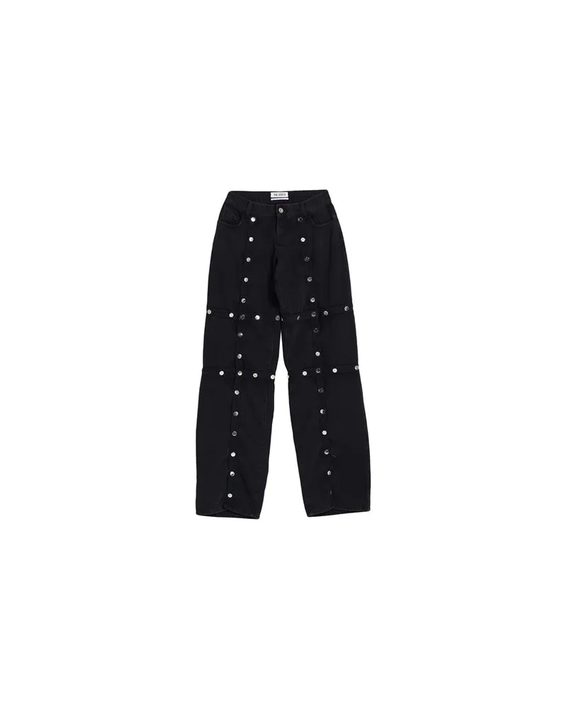ATTICO HOSEN & RÖCKE - Jeanshosenauf YOOX.COM Schwarz