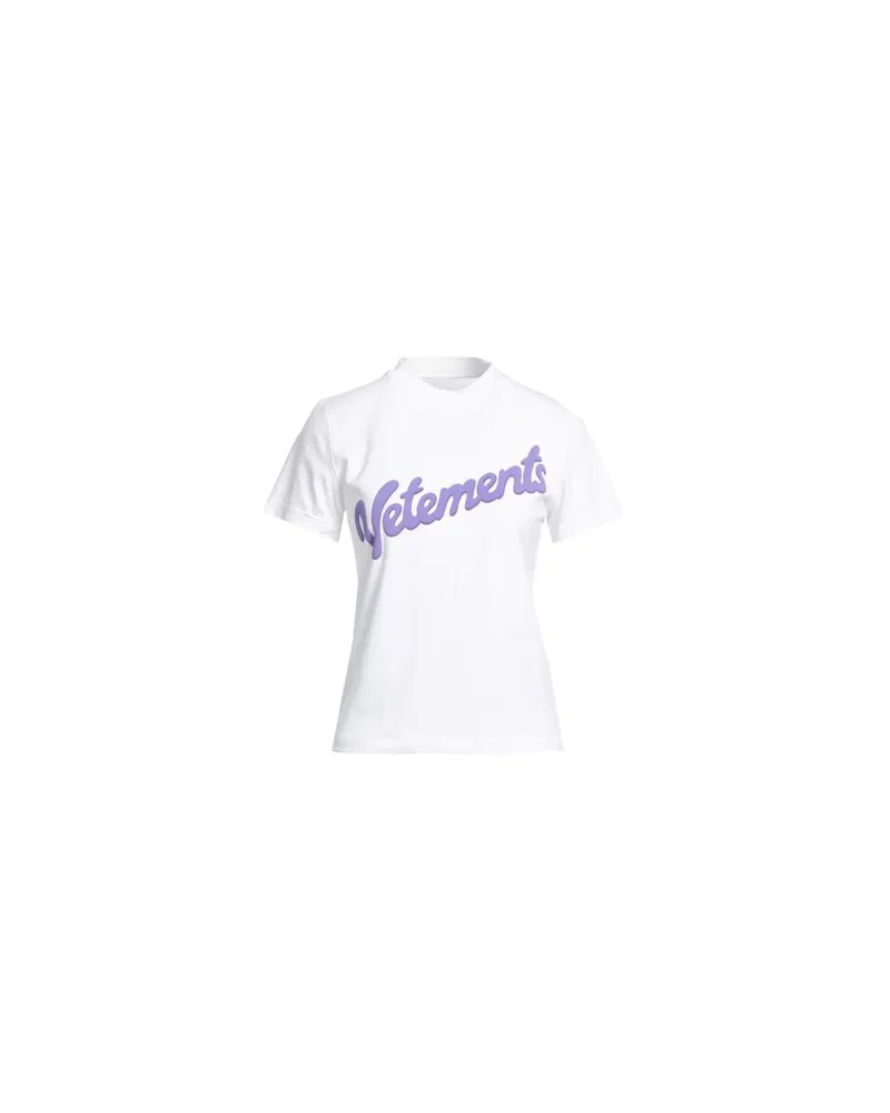 VETEMENTS TOPS - T-shirtsauf YOOX.COM Weiß