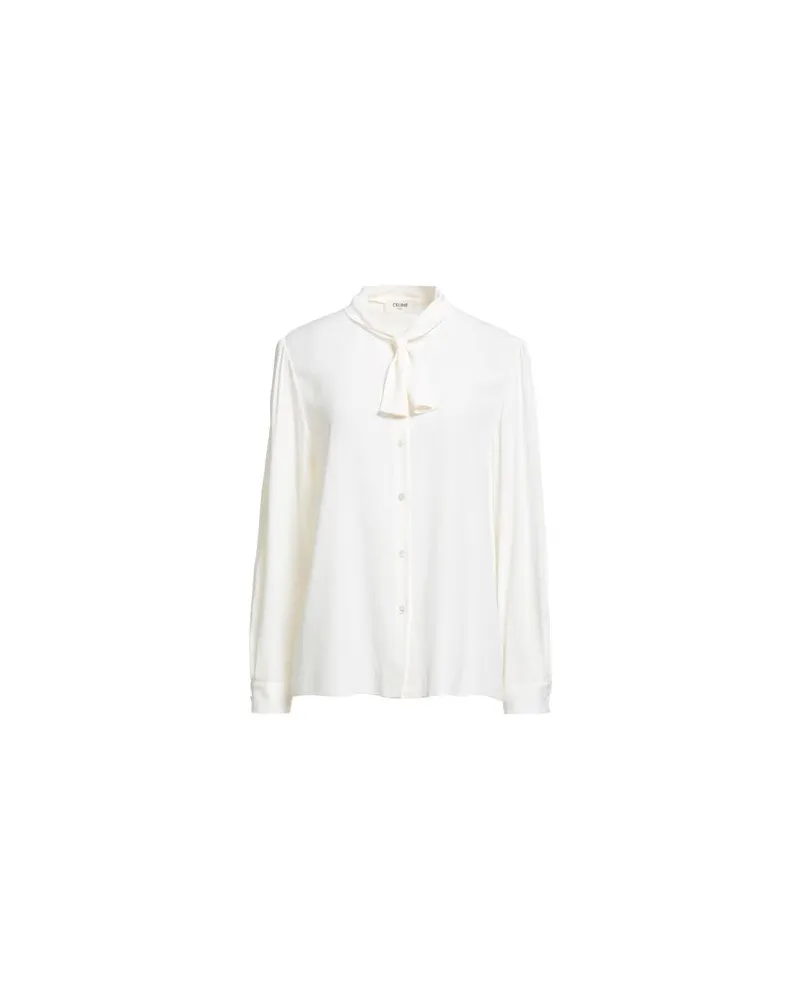 Celine TOPS - Hemdenauf YOOX.COM Cremeweiß