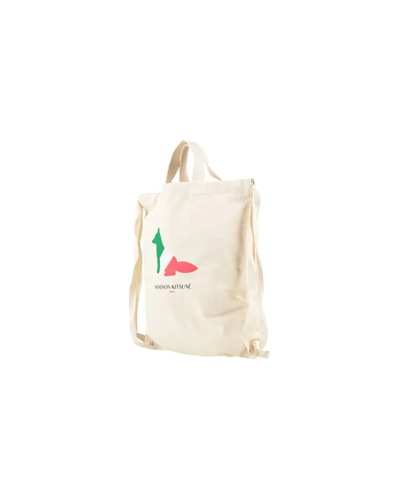 Kitsuné TASCHEN - Rucksäckeauf YOOX.COM Beige