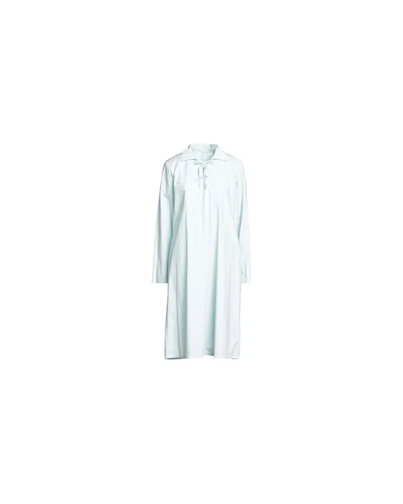Her Shirt Her Dress KLEIDER - Midi-Kleiderauf YOOX.COM Himmelblau