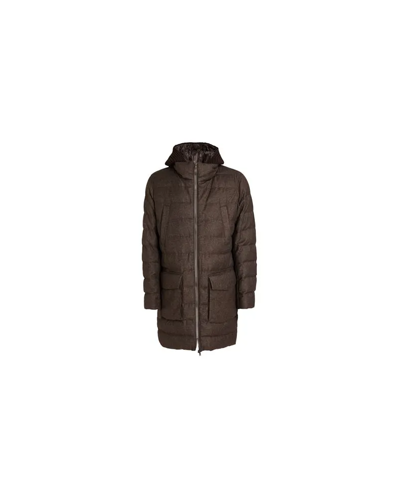 Herno JACKEN & MÄNTEL - Pufferjacken & Daunenjackenauf YOOX.COM Braun