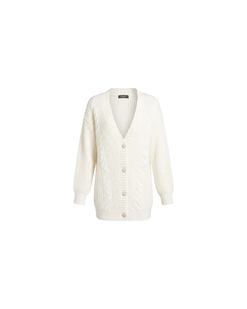 MARCIANO Los Angeles STRICKWAREN - Strickjackenauf YOOX.COM Elfenbein