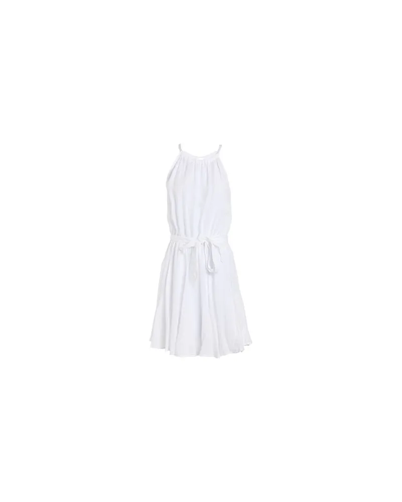 120% Lino KLEIDER - Mini-Kleiderauf YOOX.COM Weiß