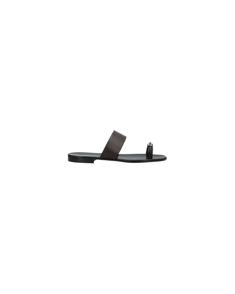 Giuseppe Zanotti SCHUHE - Zehentrennerauf YOOX.COM Dunkelbraun