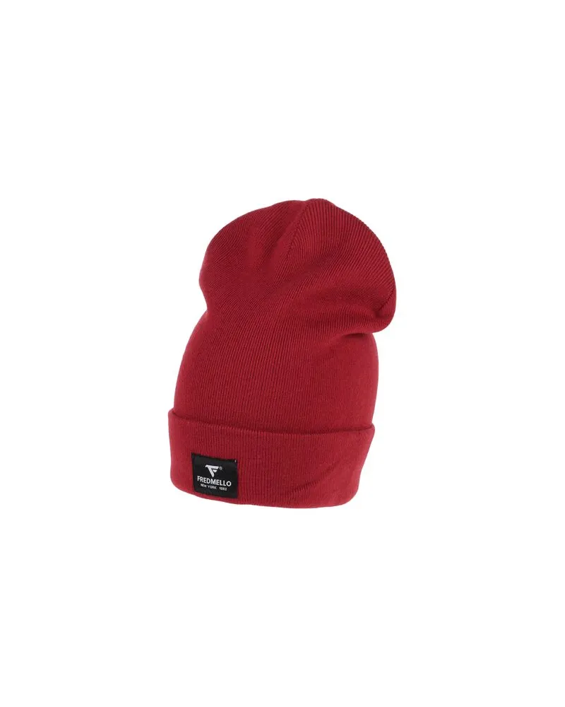 Fred Mello ACCESSOIRES - Mützen & Hüteauf YOOX.COM Ziegelrot