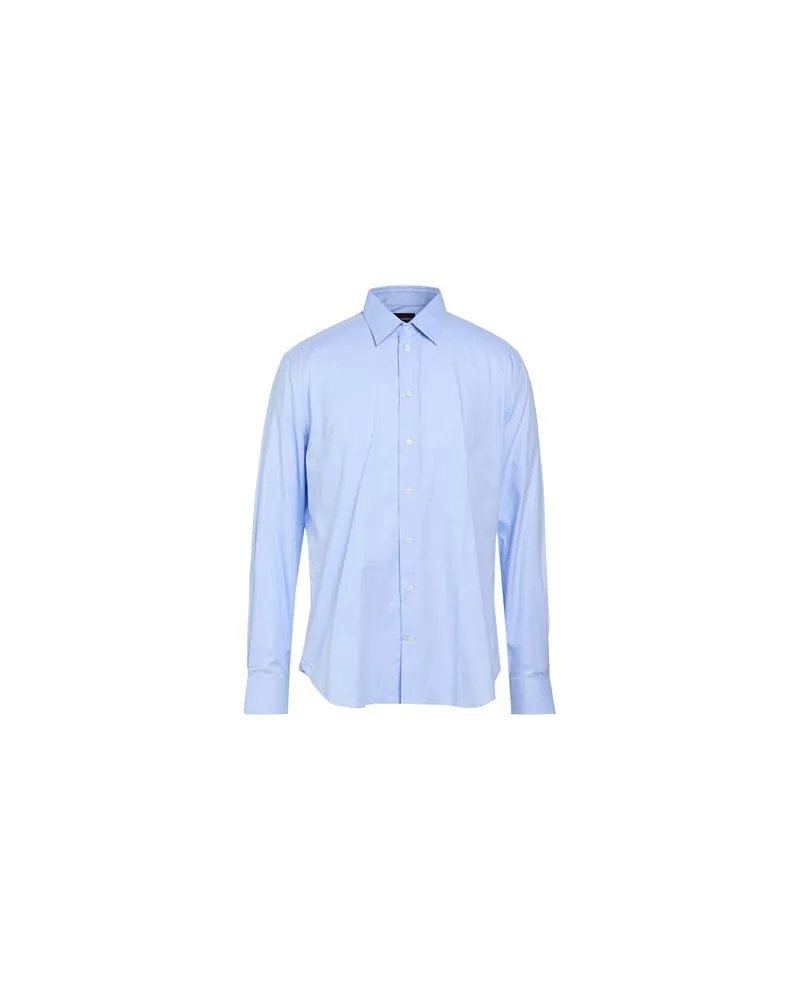 Emporio Armani TOPS - Hemdenauf YOOX.COM Hellblau