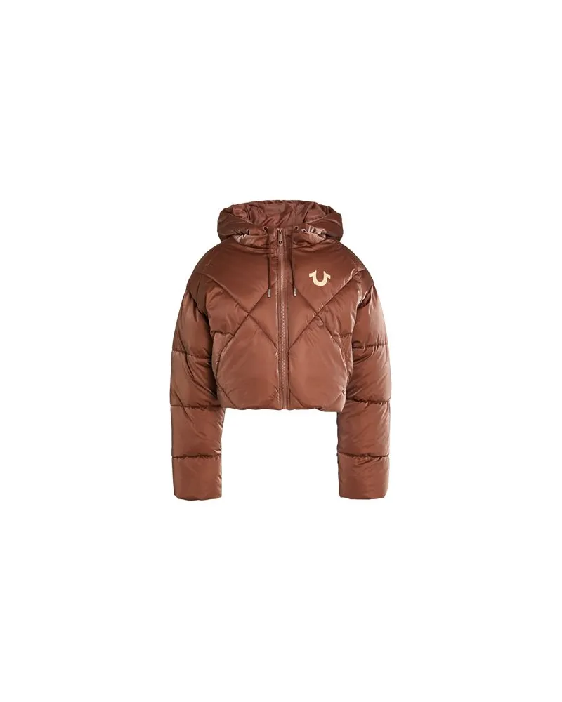 True Religion JACKEN & MÄNTEL - Pufferjacken & Daunenjackenauf YOOX.COM Bronze